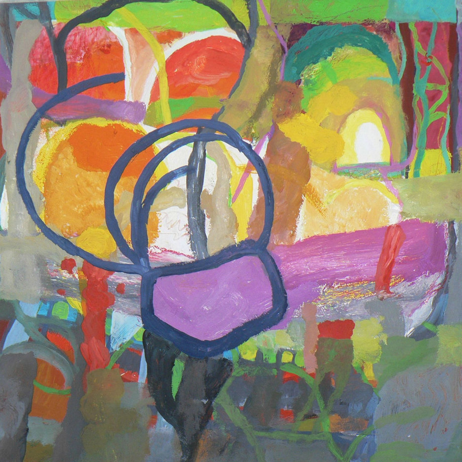 6  Rosa Mitte  Gouache 2014 